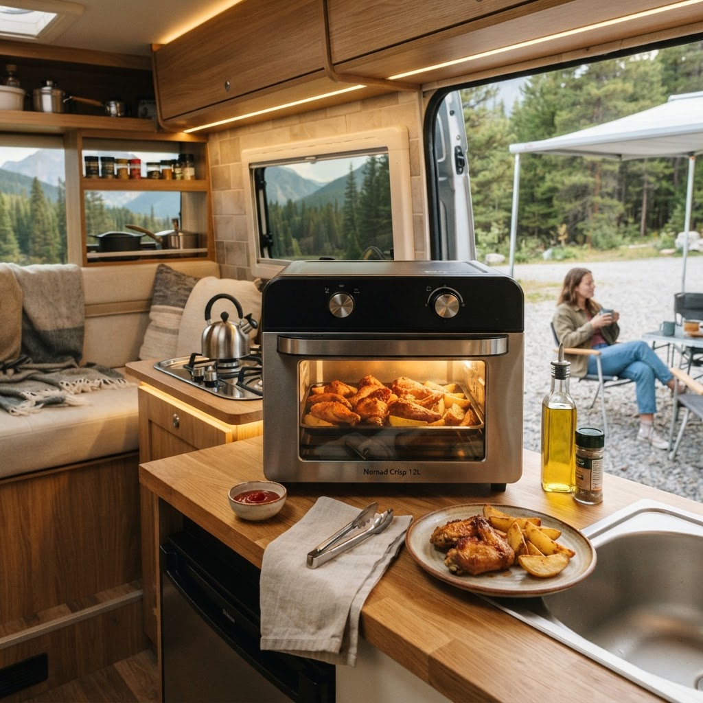 Berger CampGourmet Airfryer-Backofen