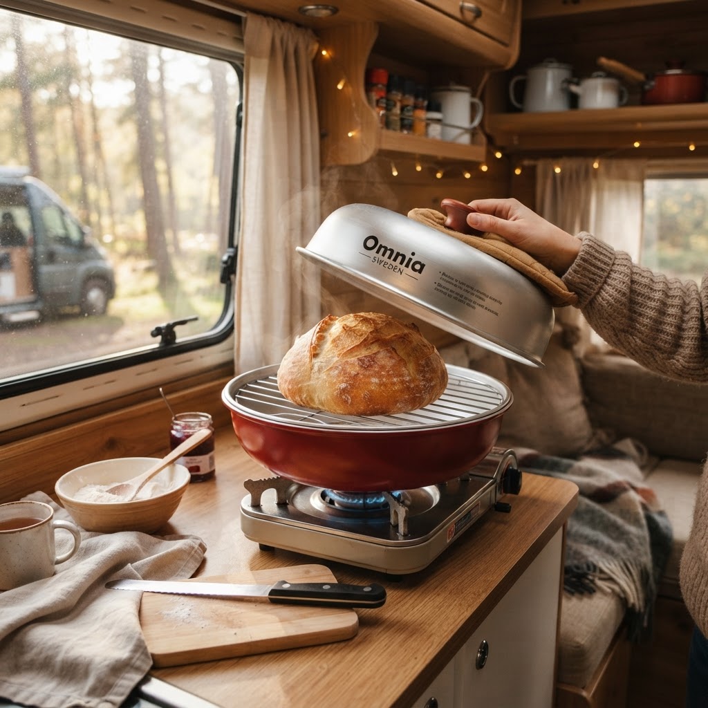 Omnia x Fritz Berger Campingbackofen 3 Liter Set