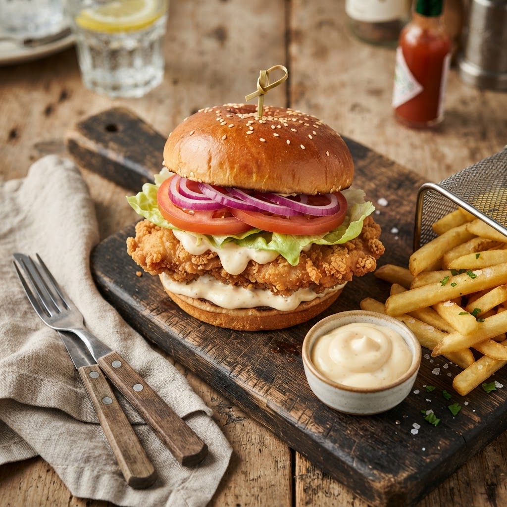 Burguer Chicken Crisp