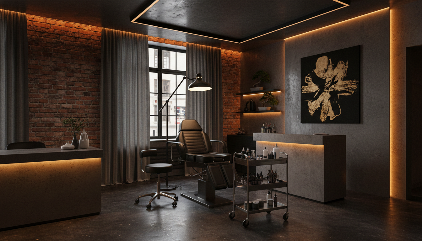 V01 Ink premium tattoo studio interior