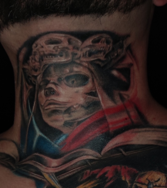 Film reel face colour sleeve by V01 Ink