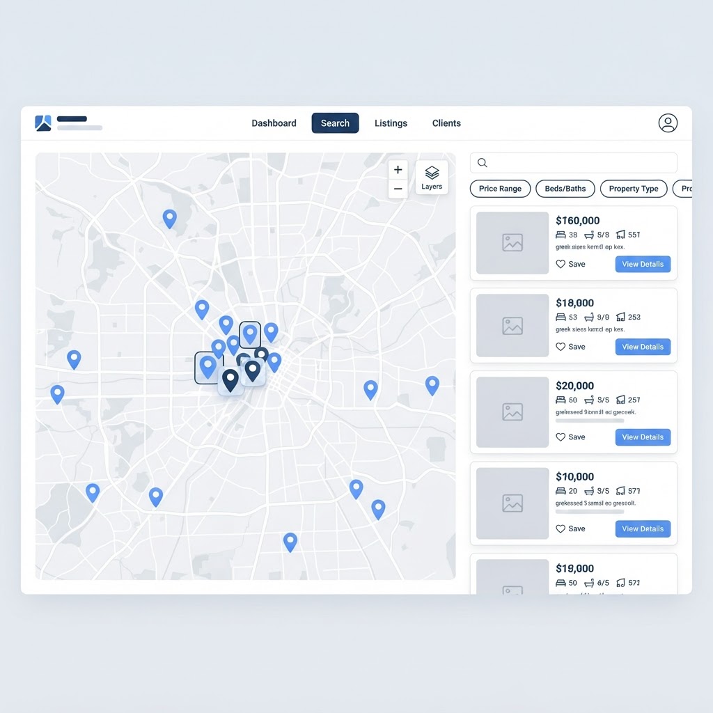 Live MLS Search & Map preview