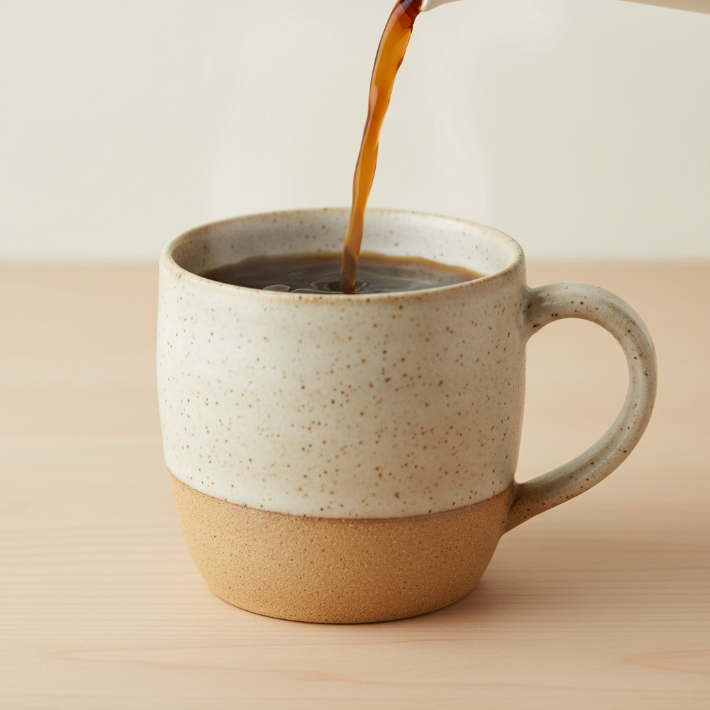 Matte Ceramic Mug — Speckled Clay
