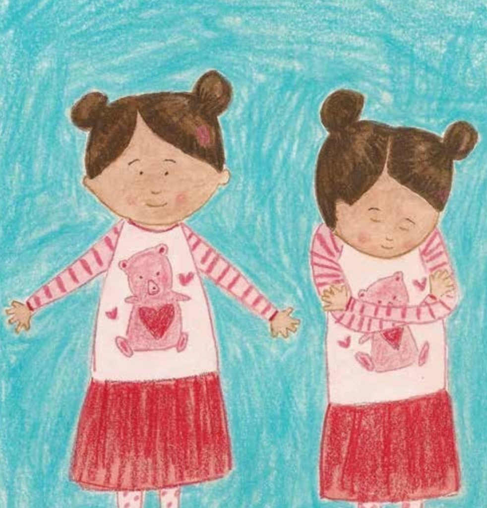Educator in mindful moment