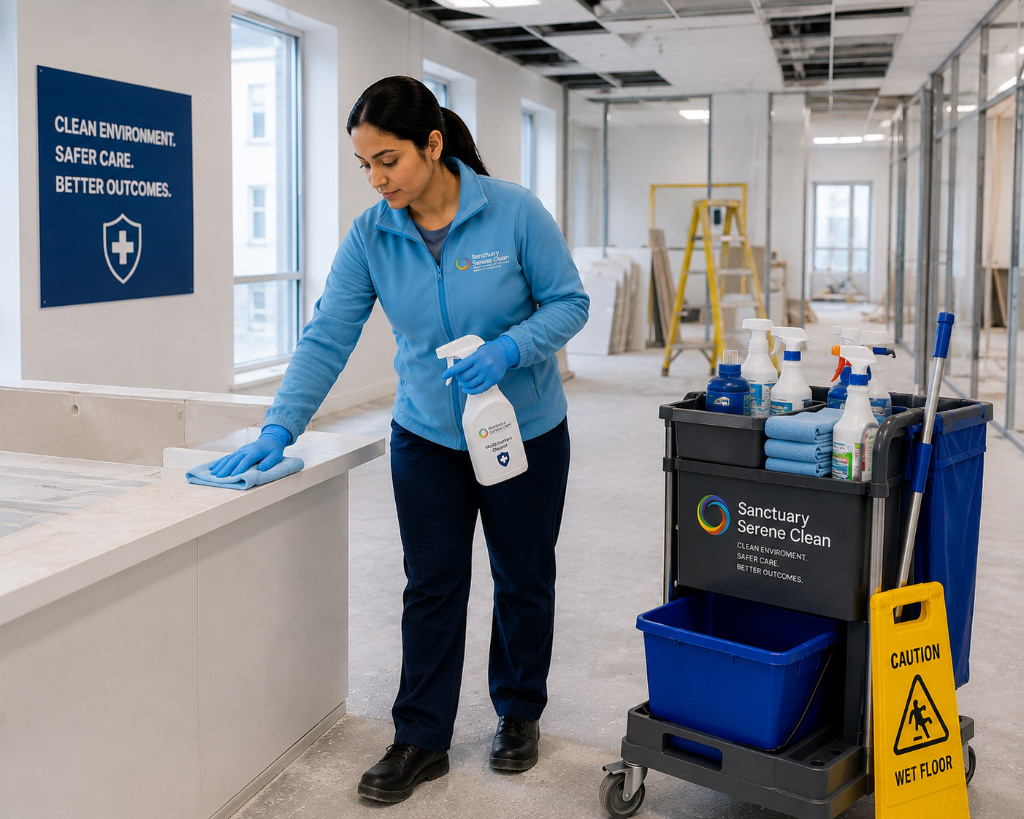 Post-construction cleaning by Sanctuary Serene Clean