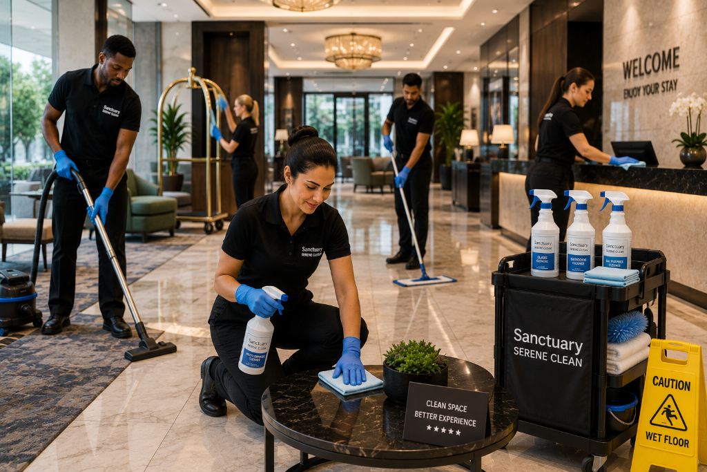 Hotel Lobby & Reception Clean