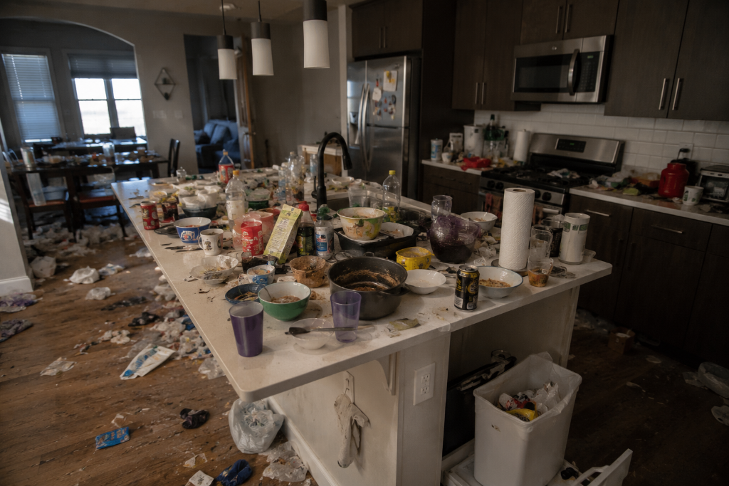 Before - Kitchen Deep Clean — Oven, Hob & Cupboards