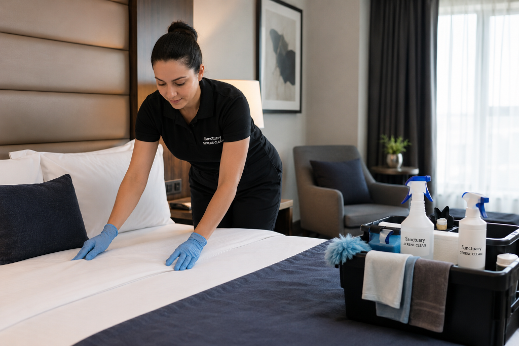 Hotel Bed Linen & Room Prep