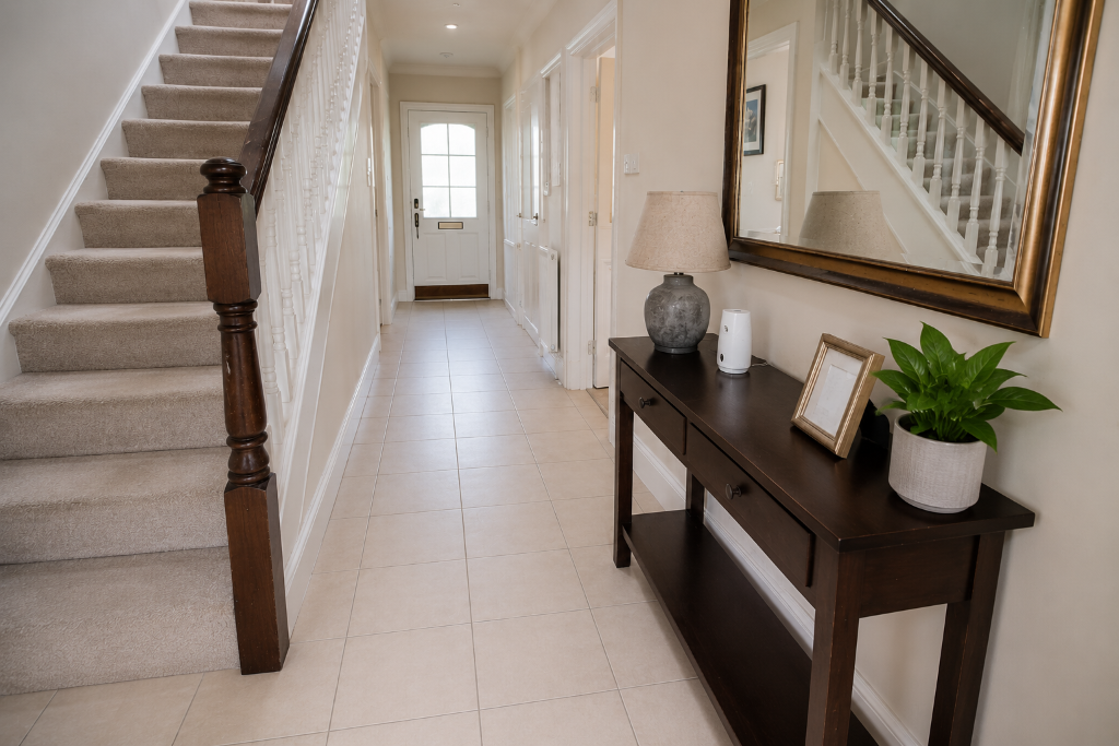 After - Hallway Deep Clean — Floors Restored & Move-In Ready