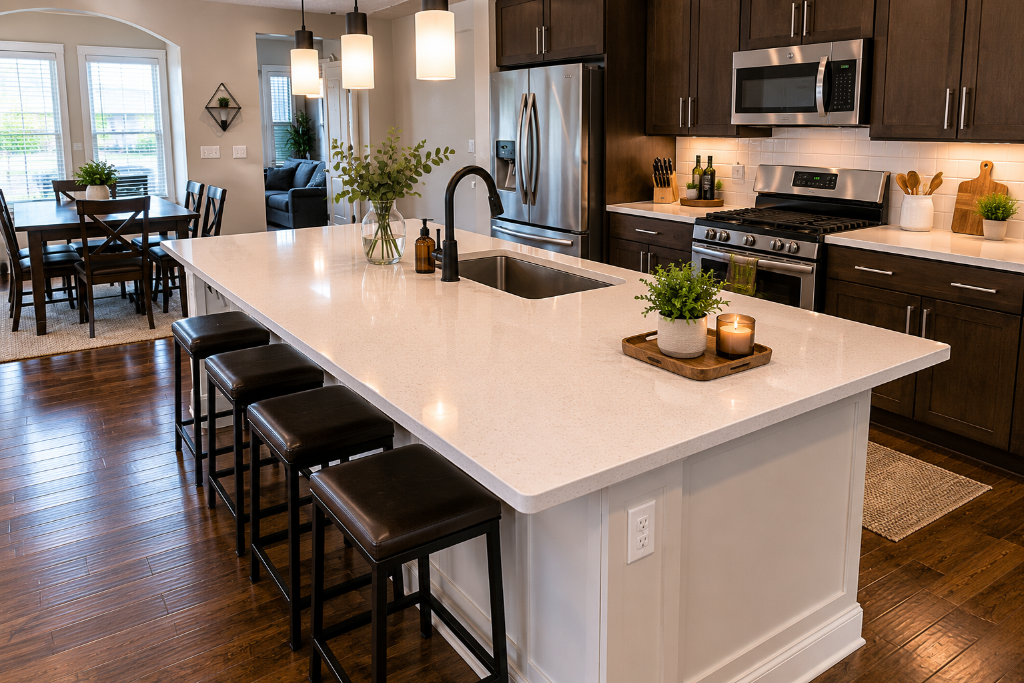 After - Kitchen Deep Clean — Oven, Hob & Cupboards