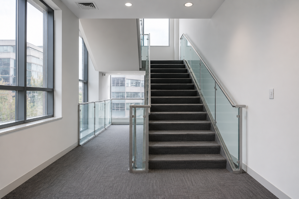 After - Staircase Carpet — Deep Cleaned & Fully Restored