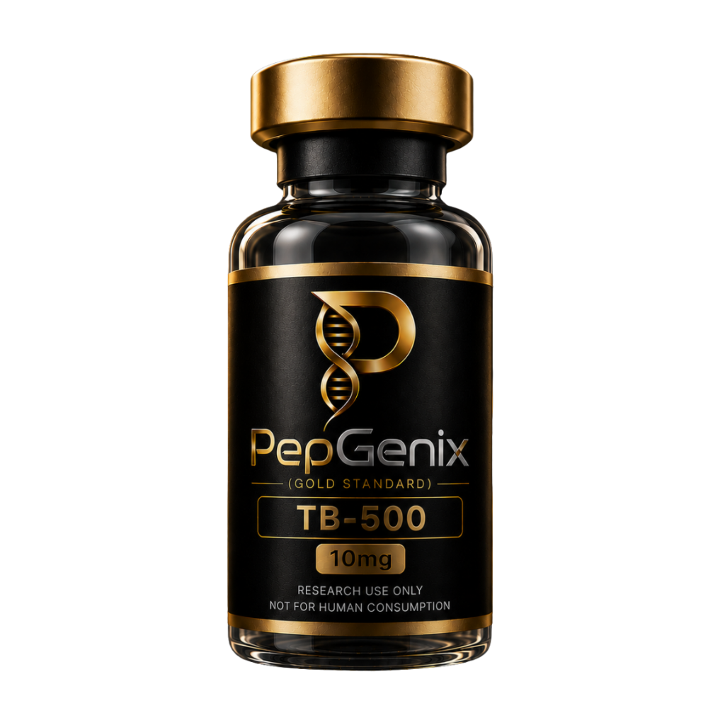 PepGenix Research Peptide Bottle
