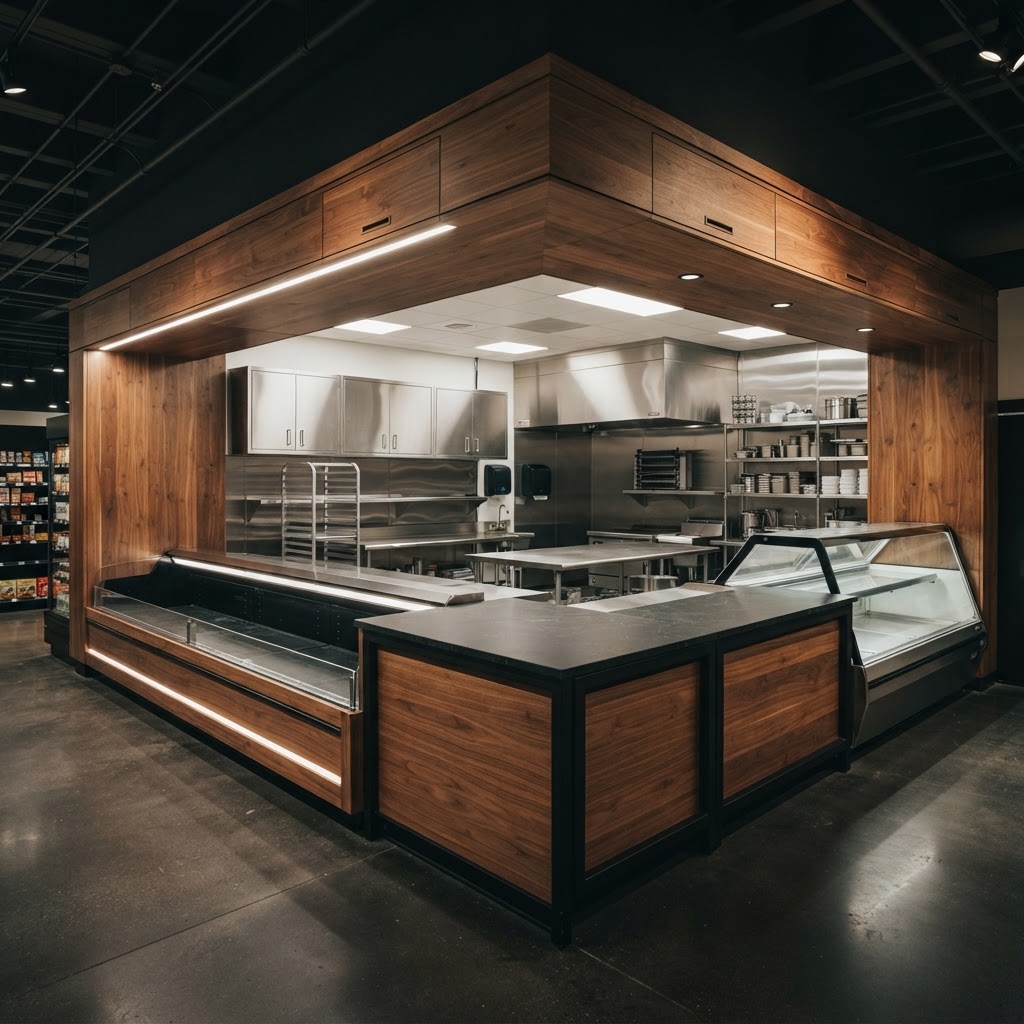 Grocery and institutional cabinetry