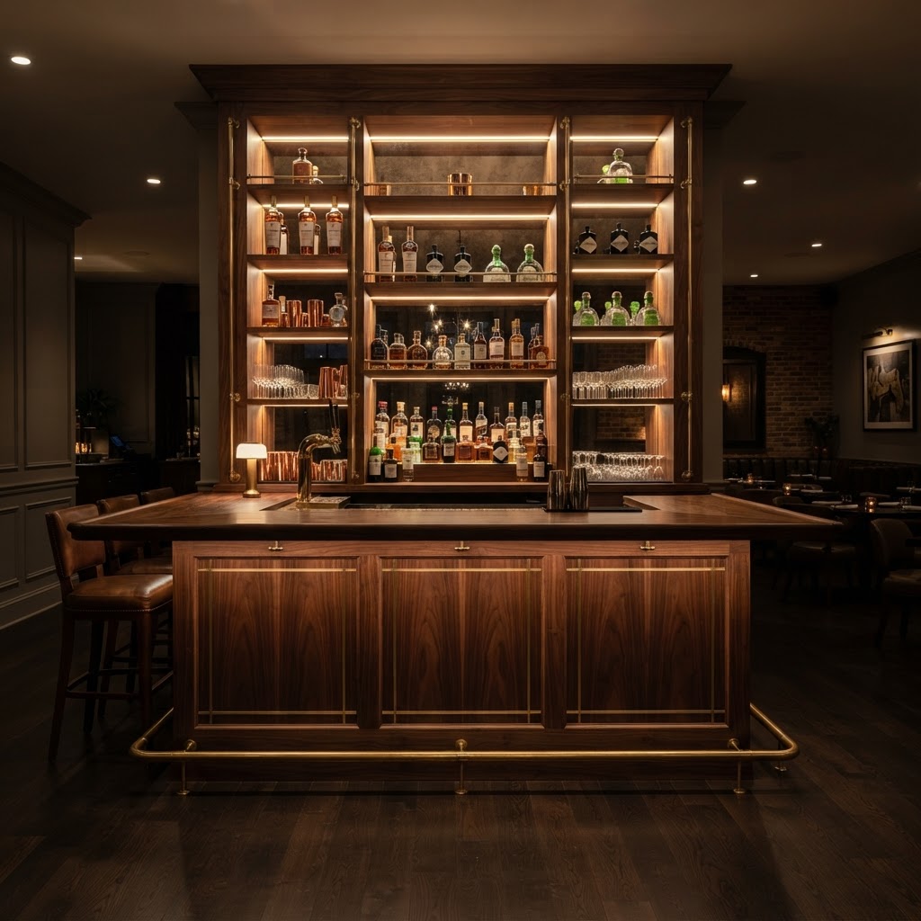 Custom hospitality and restaurant millwork