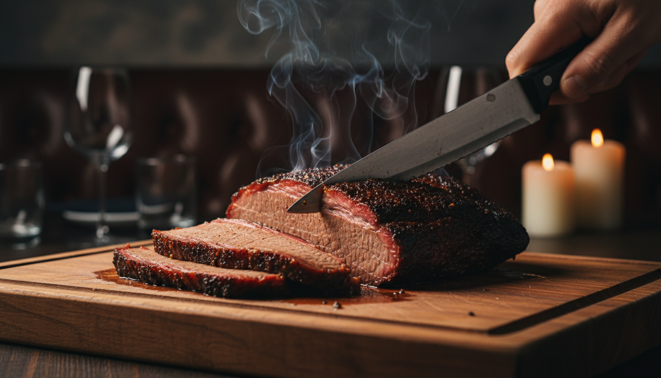 Perfectly smoked brisket