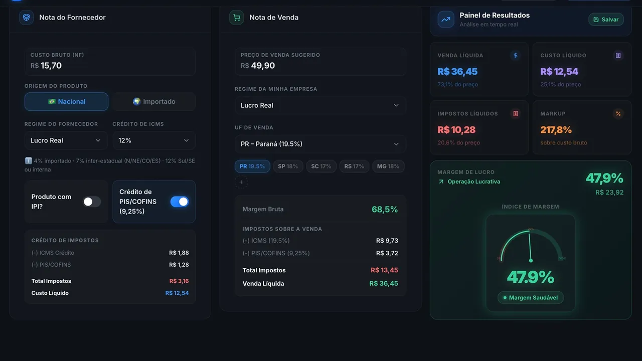 Calcule.ai template preview