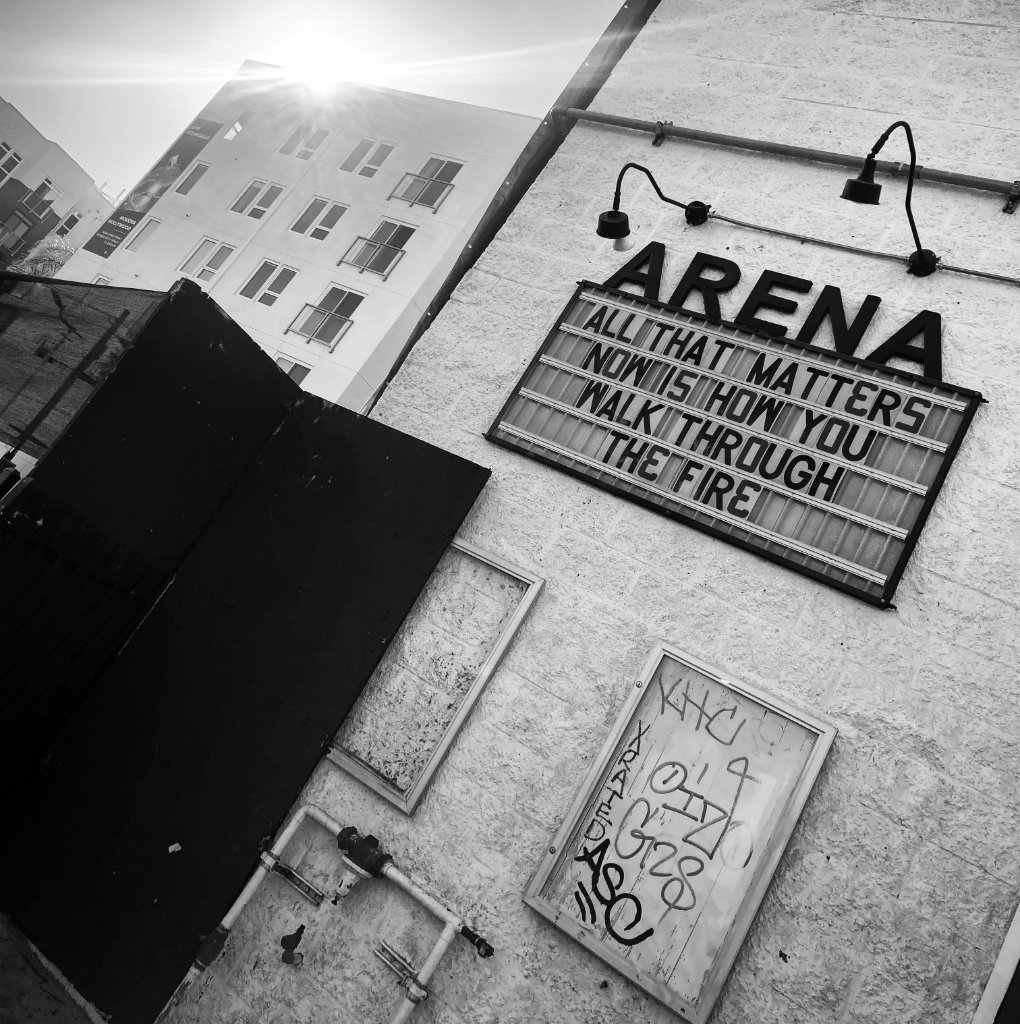 Arena cinema marquee