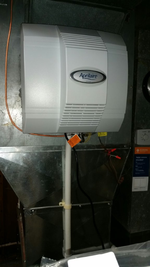 Aprilaire 700 Series Humidifier Install