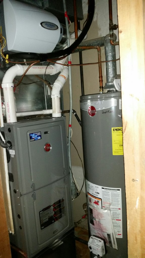 Furnace & Water Heater Closet Install