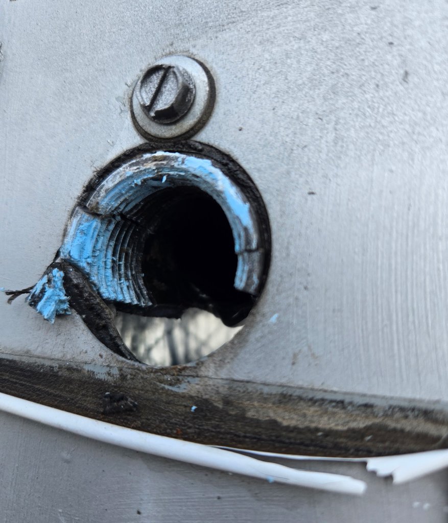 Damaged Condensate Fitting Repair