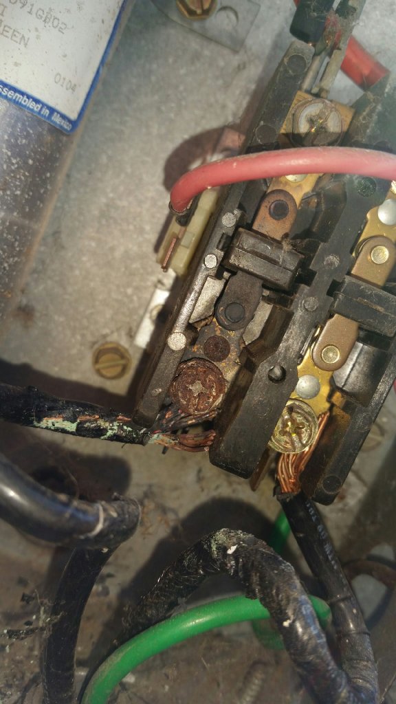Corroded Contactor Replacement