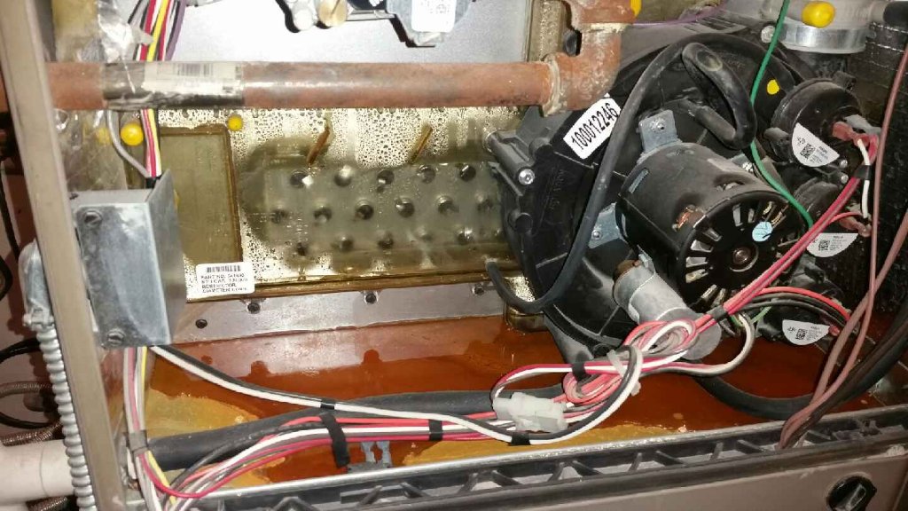 Furnace Cabinet Leak Repair