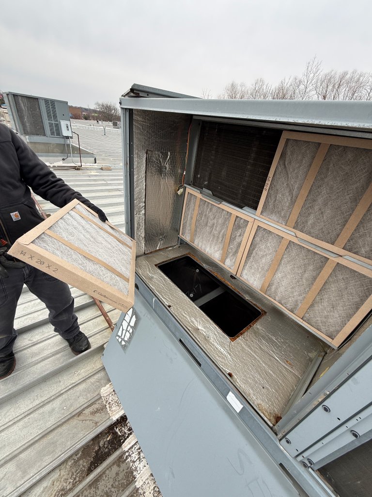 Rooftop Filter Replacement