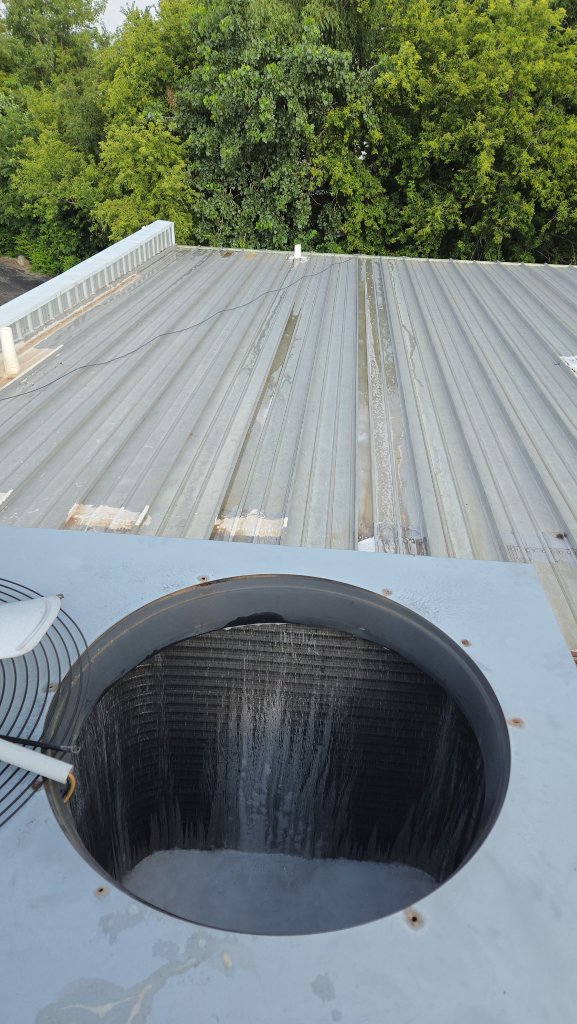 Rooftop Condenser Coil Inspection