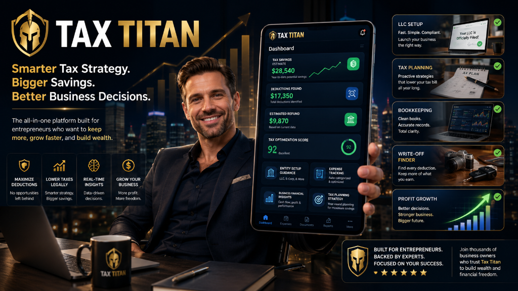 Tax Titan - Smarter Tax Strategy, Bigger Savings