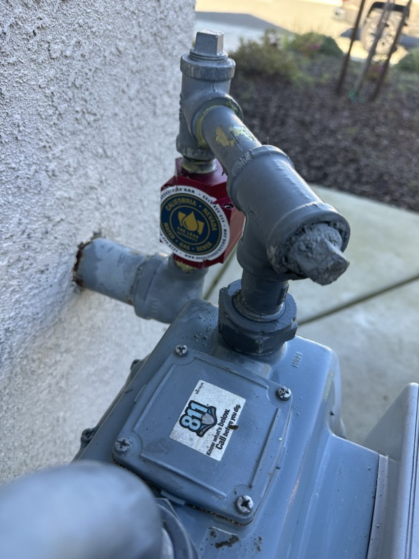 Seismic Gas Shut-Off Valve Installation