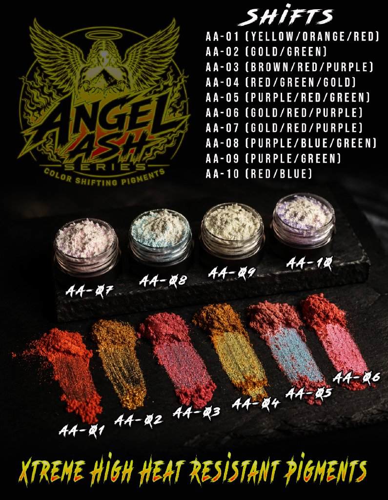 Angel Ash Series Color Shifting Pigment