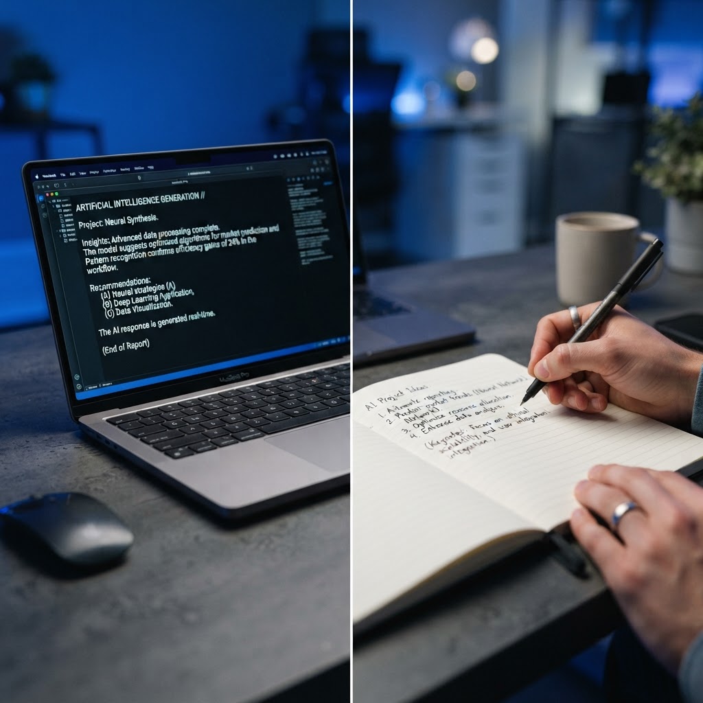 AI vs Manual Writing: When to Use Each for Business Documents