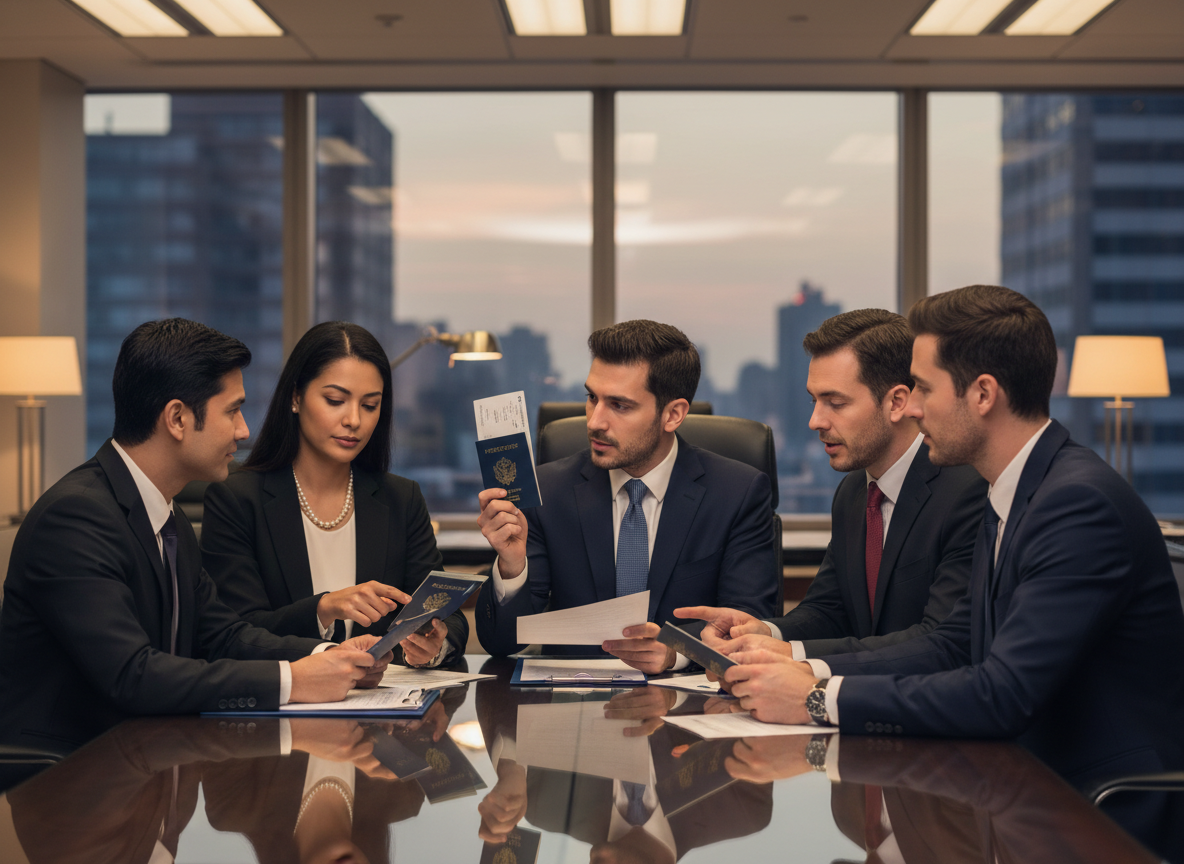 Equipe J Searom Assessoria - especialistas em vistos internacionais