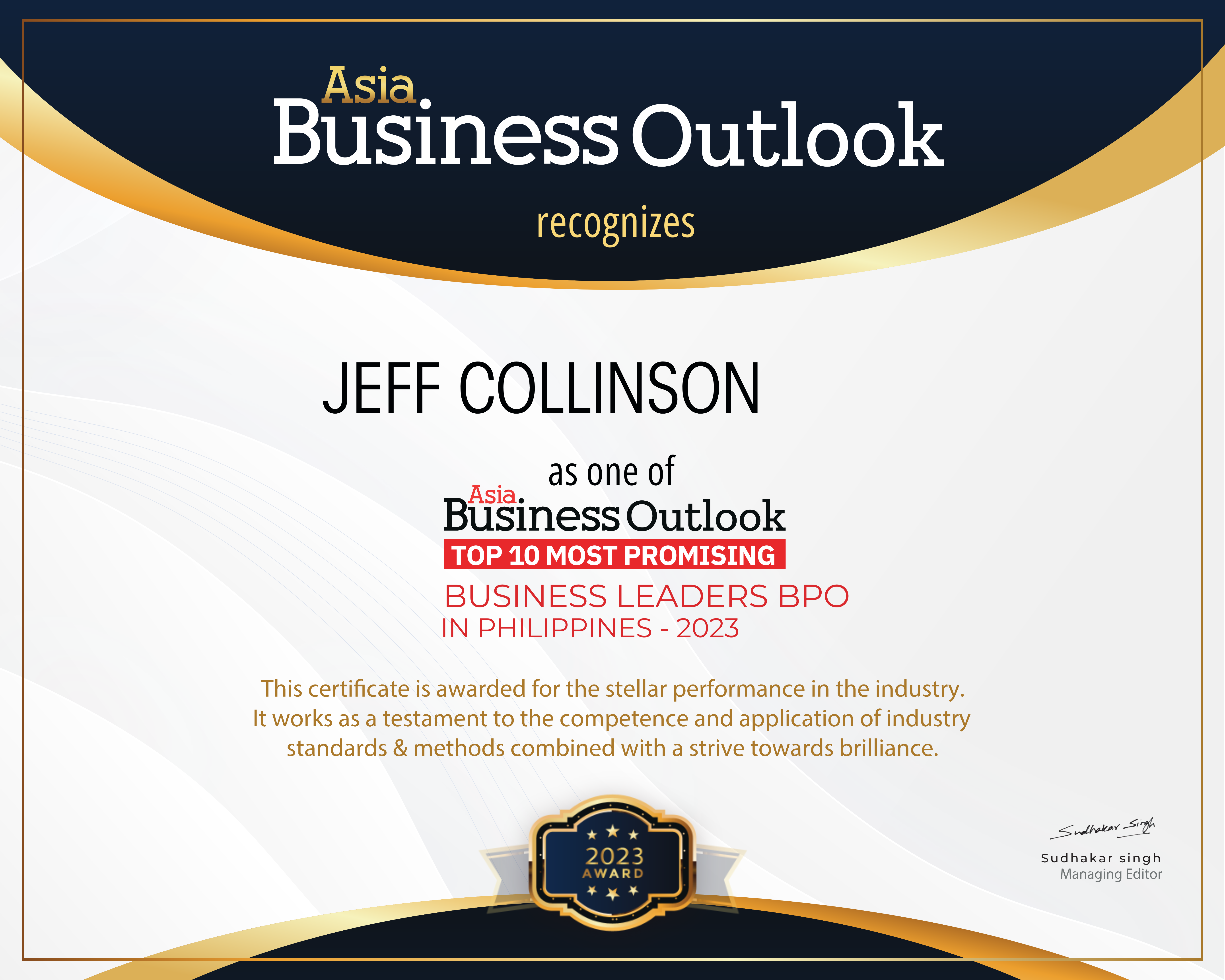 Jeff Collinson: Helping Businesses Expand through High-Quality BPO Services