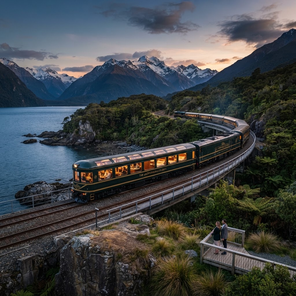 The Antipodean Explorer: New Zealand's Proposed Luxury Sleeper Train Is Back on the Rails — Luxury Stays New Zealand luxury property
