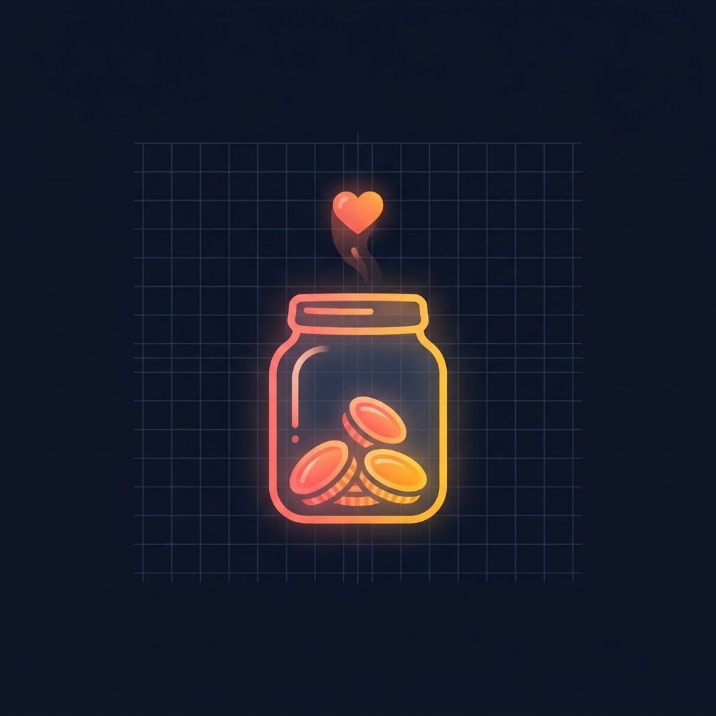 Tip jar supporting free Base44 content