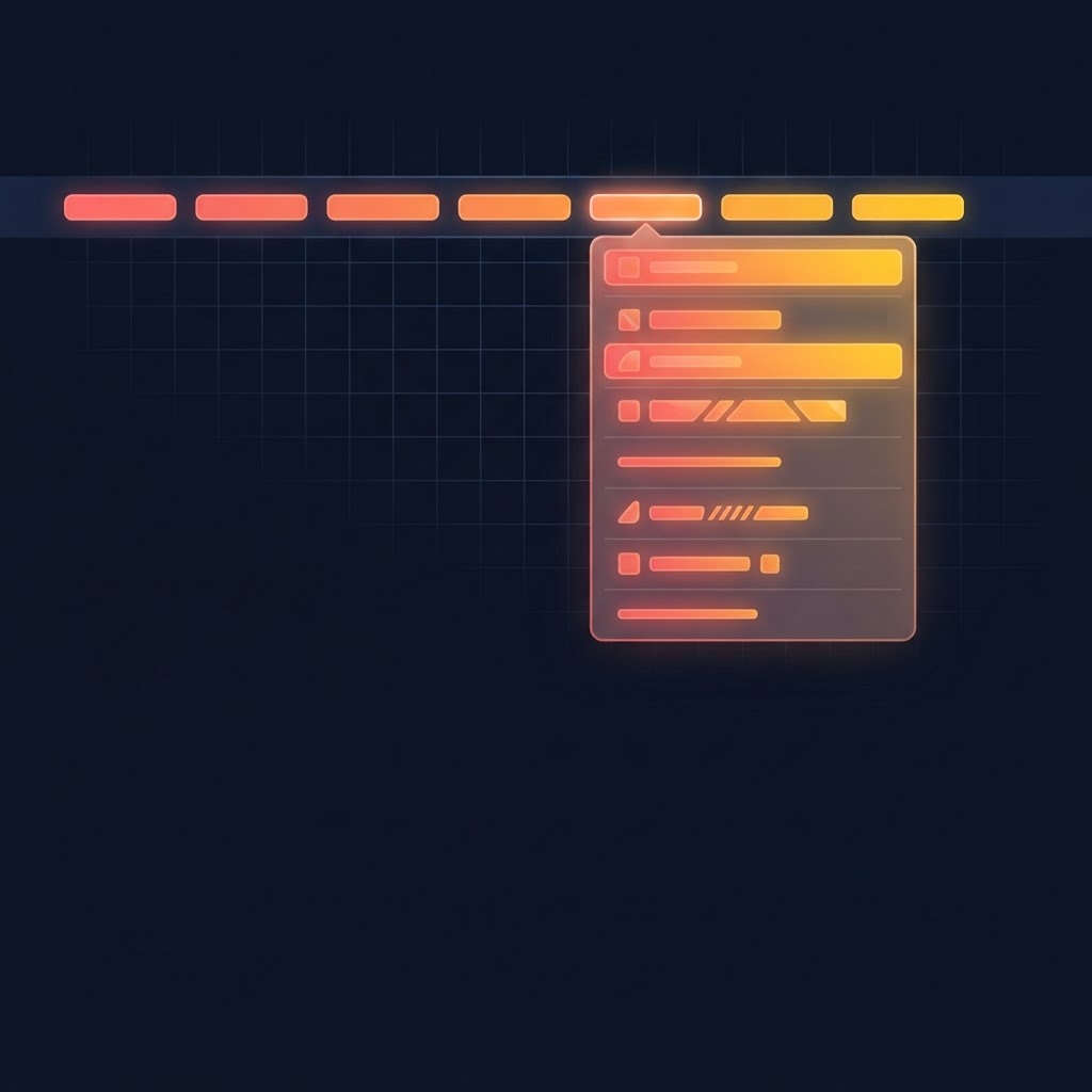 A real menu bar