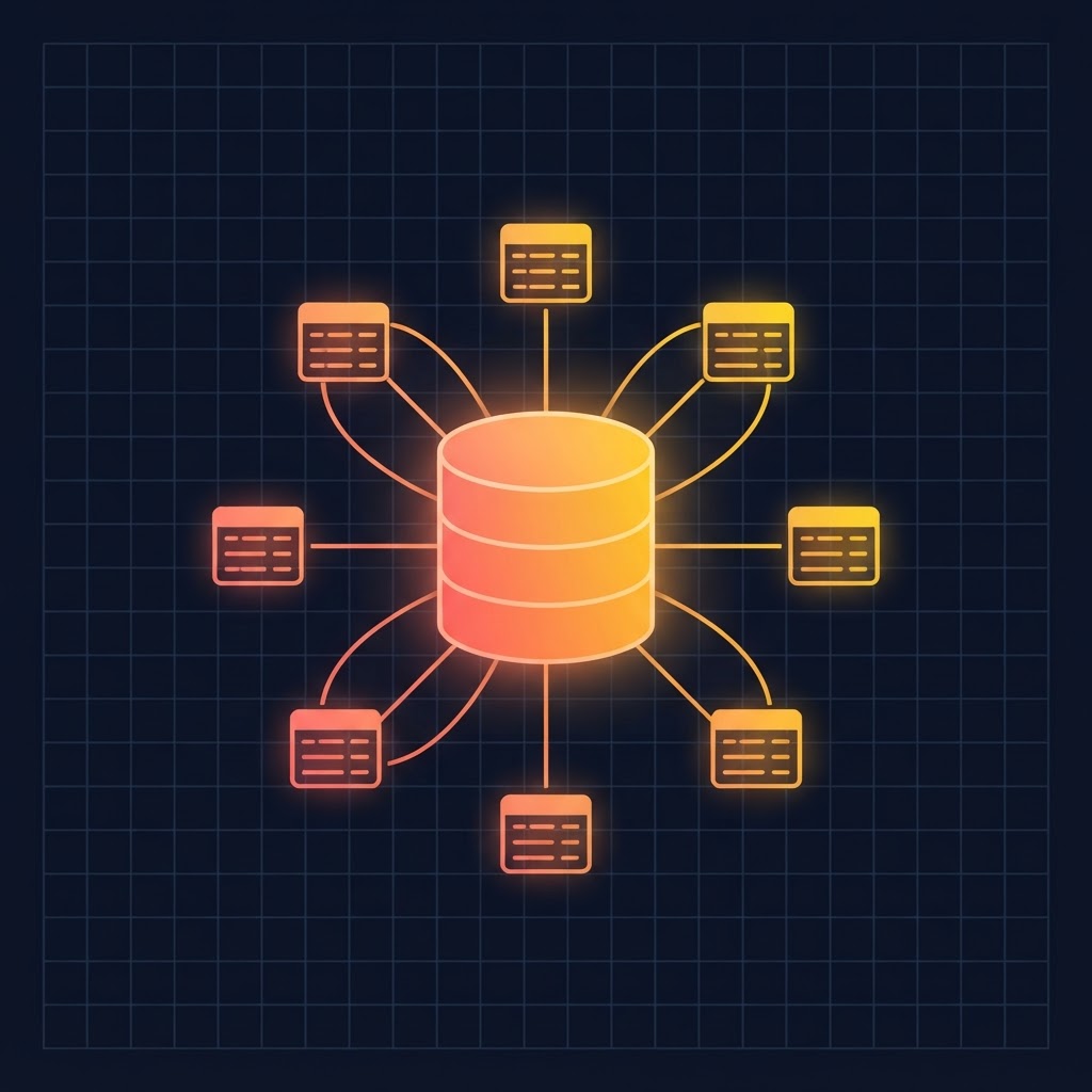 Base44 entities and database storage