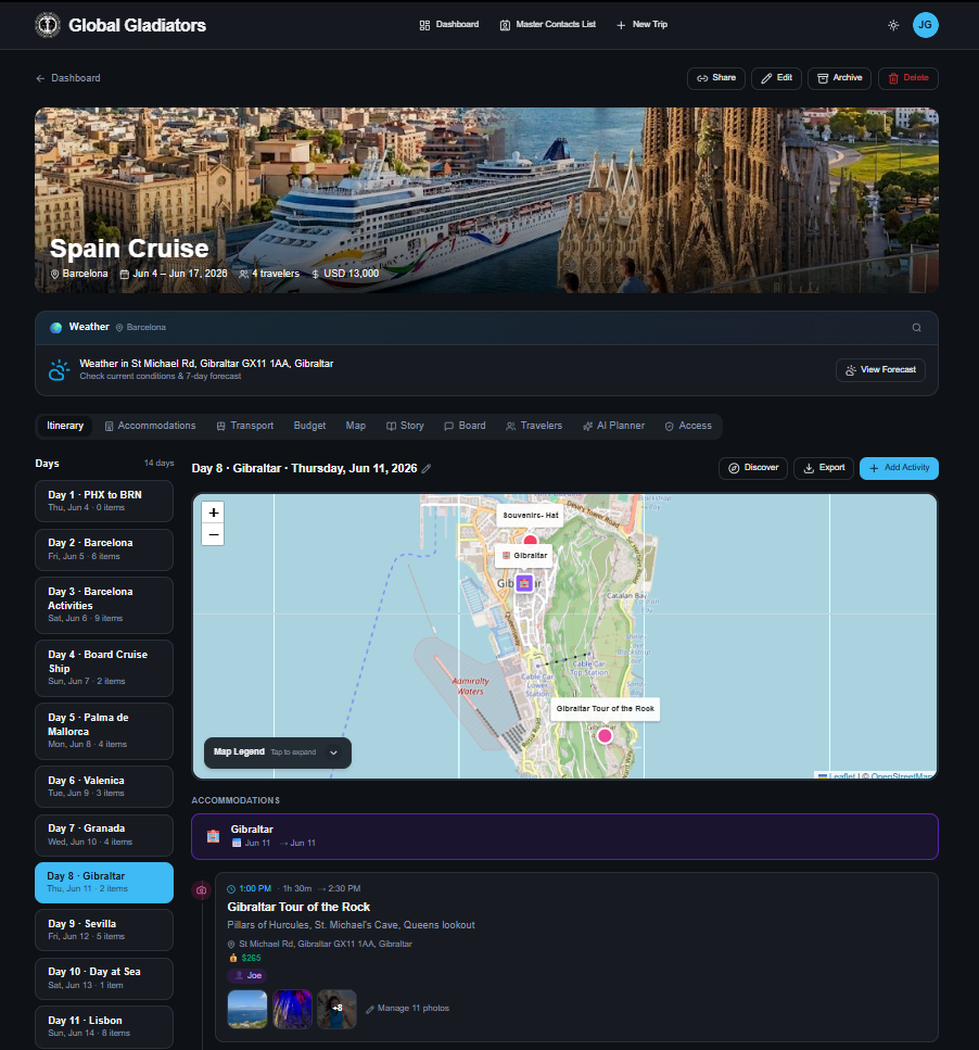 Itinerary