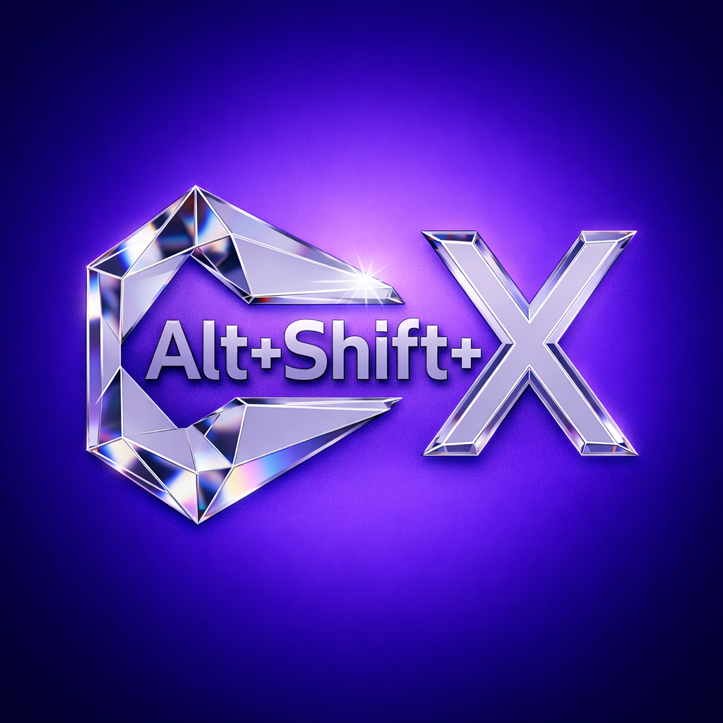 Alt+Shift+X
