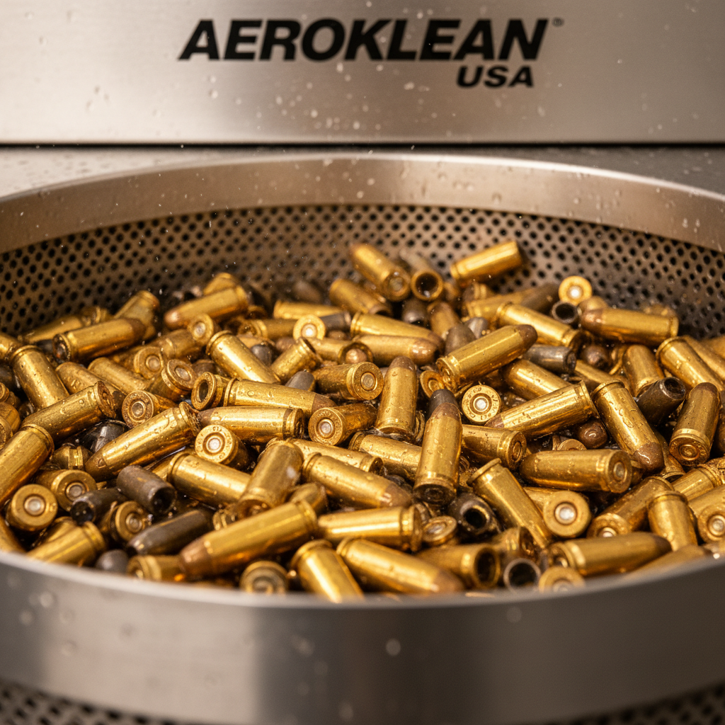 Brass Shell Casings — Drum Cleaning Process
