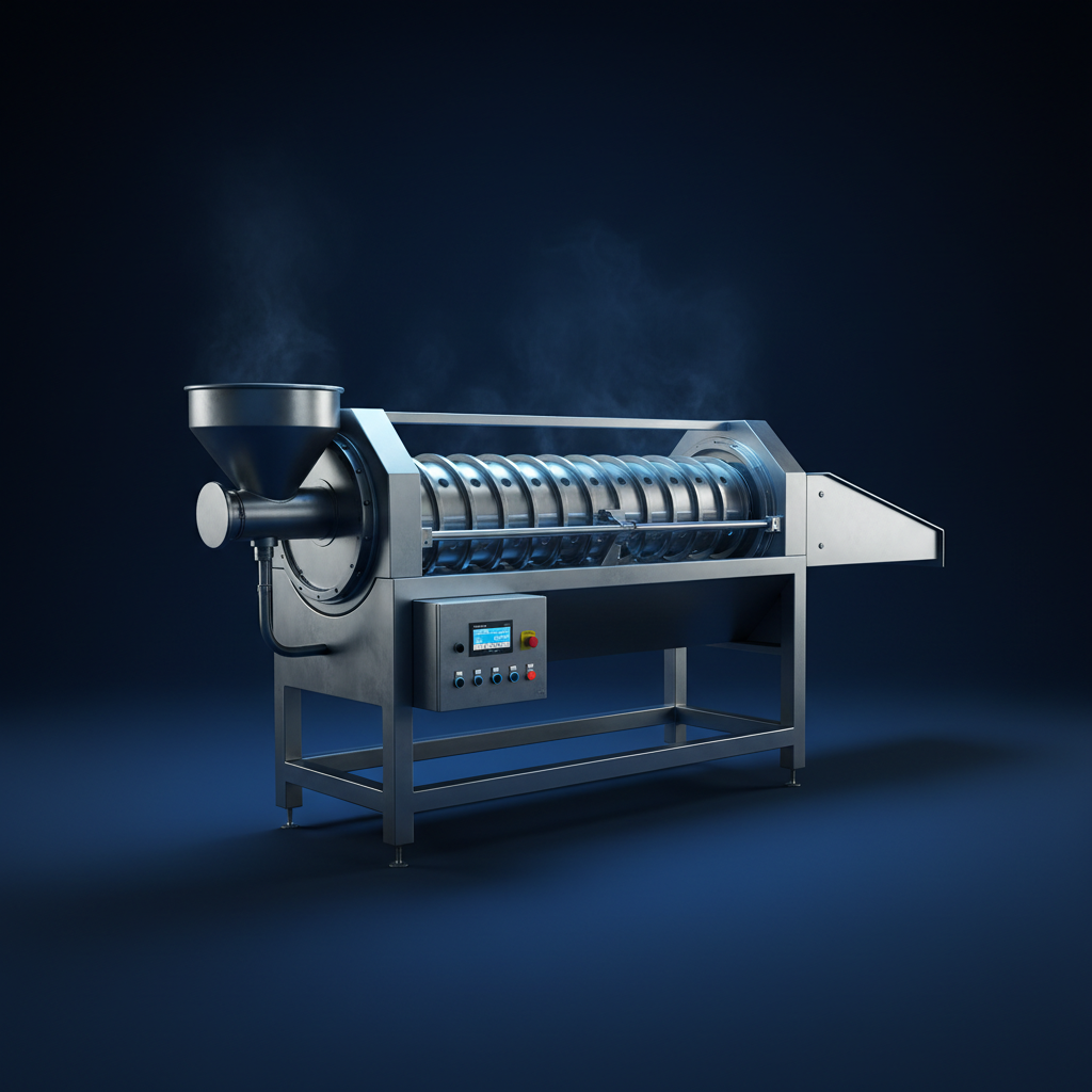 Stainless Steel Drum Washer — Full View