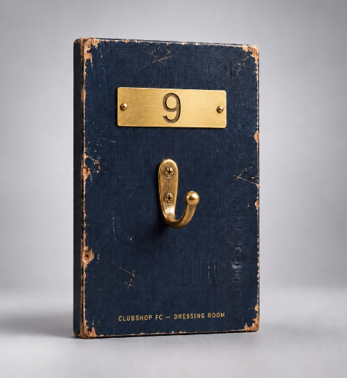 Authentic Matchday Dressing Room Peg - #9