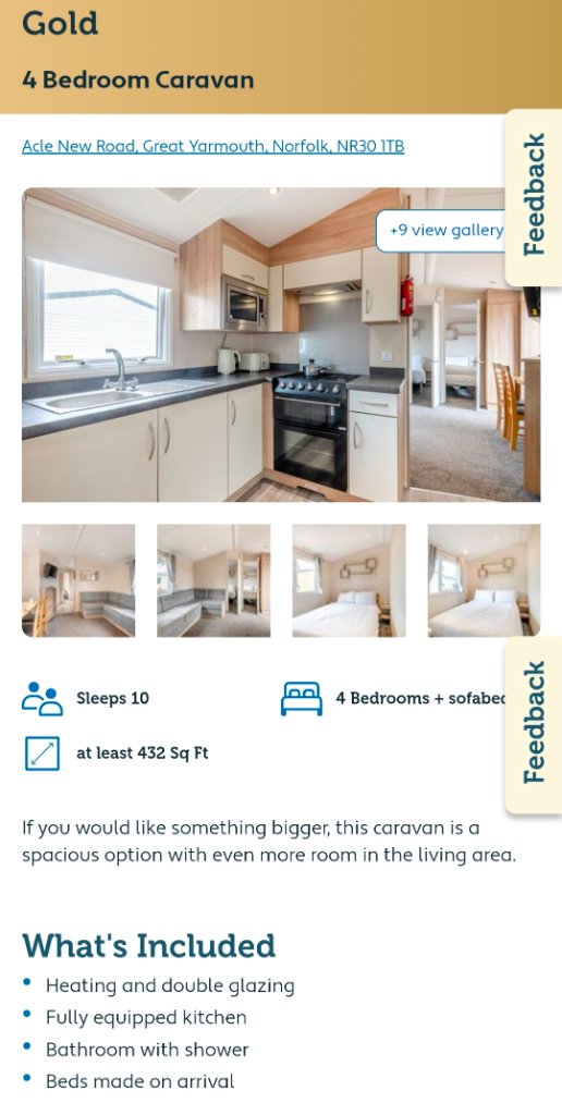 Gold — 4 Bed, Sleeps 10
