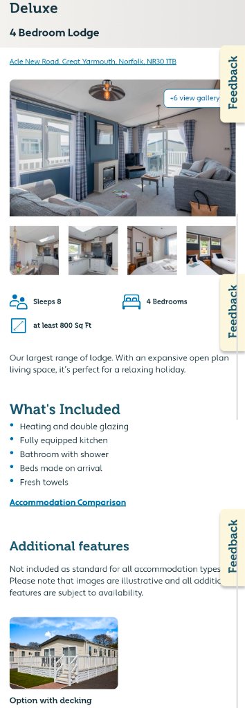 Deluxe Lodge — 4 Bed, Sleeps 8