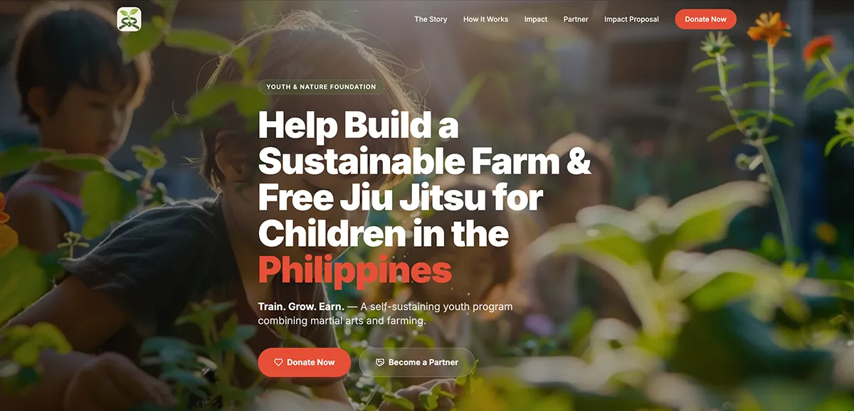 Youth & Nature Foundation website