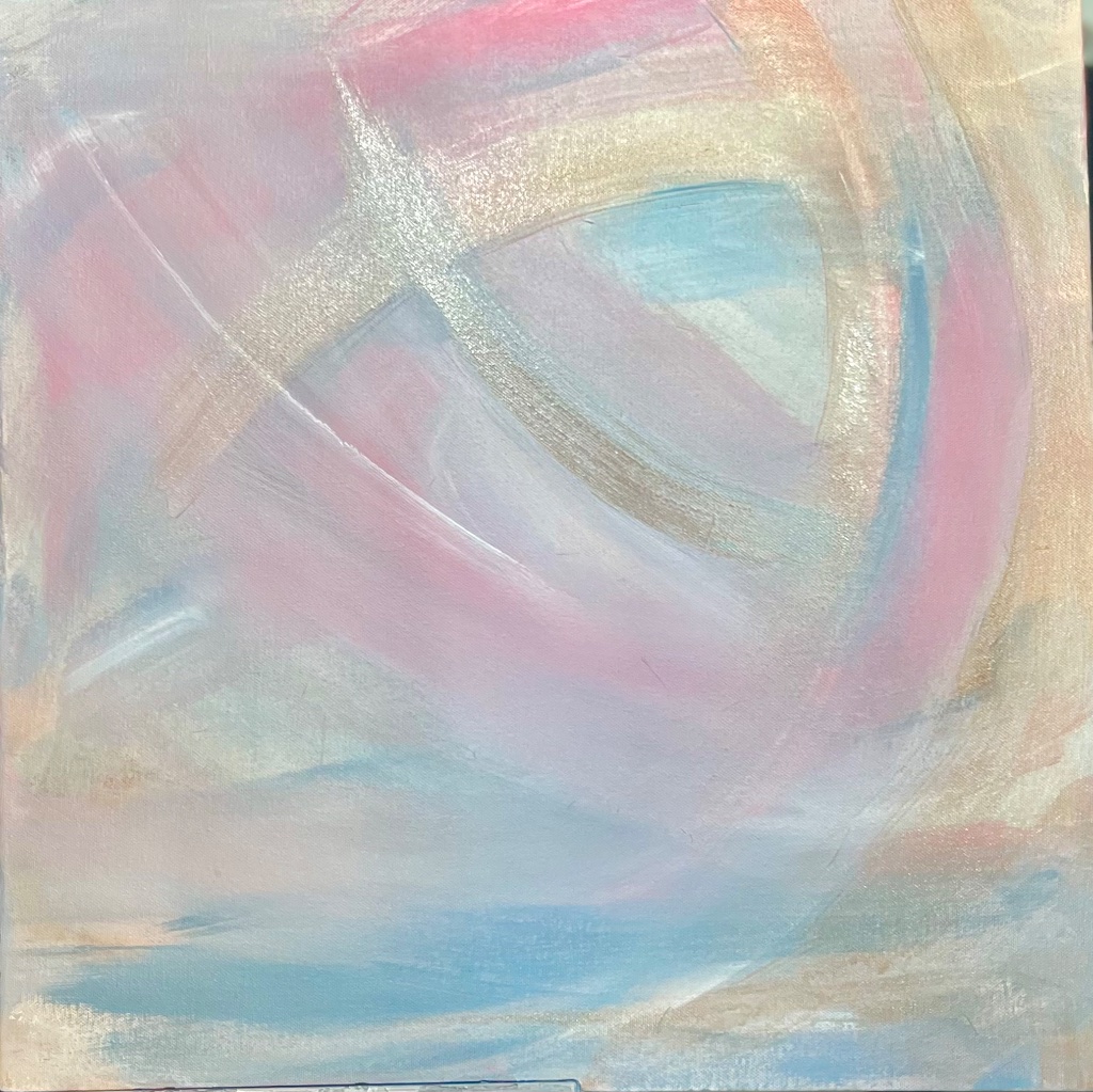 Abstract painting — The Wind Before the Field, original work by Littleton Steven Irby