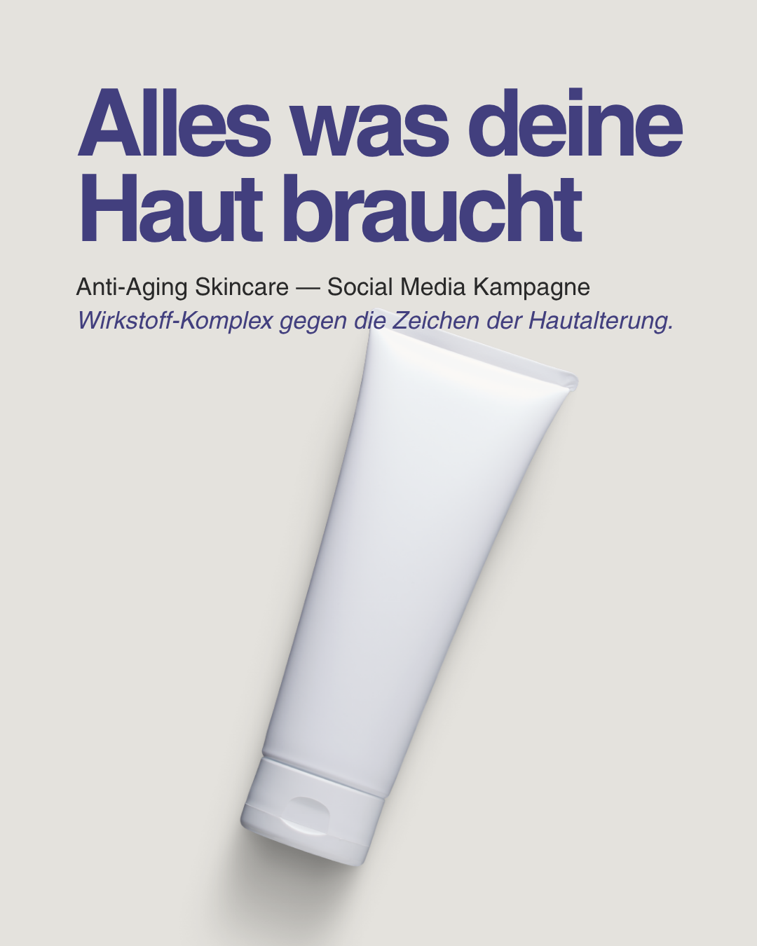 Kampagnen-Hero — „Alles was deine Haut braucht"
