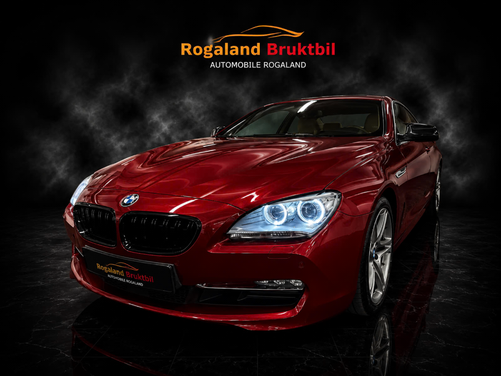 BMW 6-Serie 640i/320HK Coupe/TwinTurbo/Skinn/R.Kam/Norsk/Lavkm+++