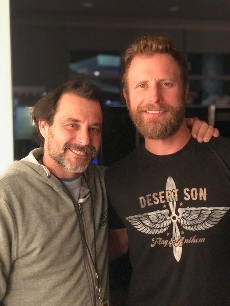 Ian on tour with Dierks Bentley